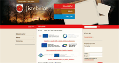 Desktop Screenshot of jistebnice.cz